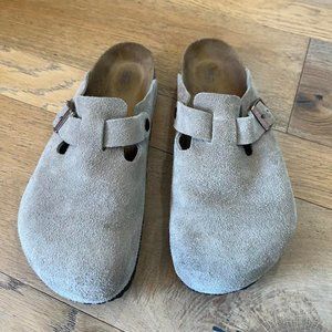 Birkenstock Boston (Taupe) Sz 43